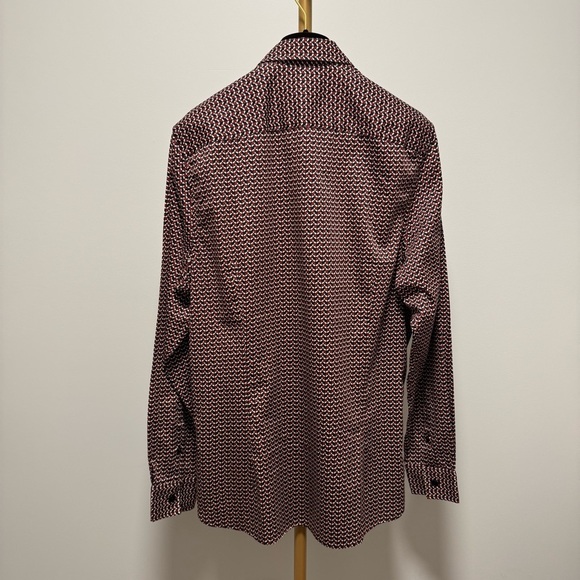 Ted Baker London Slim Fit Geometric Print Shirt (Size 4 / L)​​ - Picture 5 of 13
